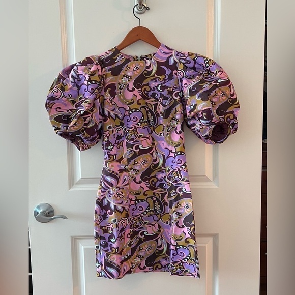 NWT Ted Baker FlickI Short Sleeve Printed Mini Dress - Picture 2 of 16